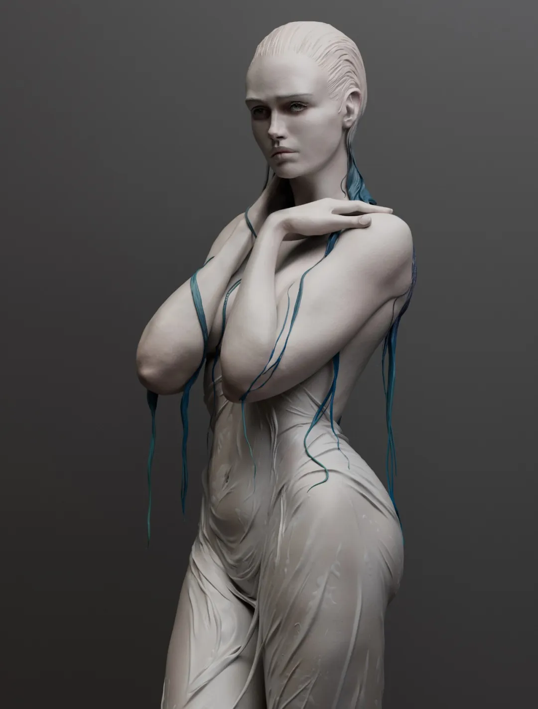 从《Nereid》看高级数字雕塑:真正打动人的,不只是细节,而是气质-数字雕塑