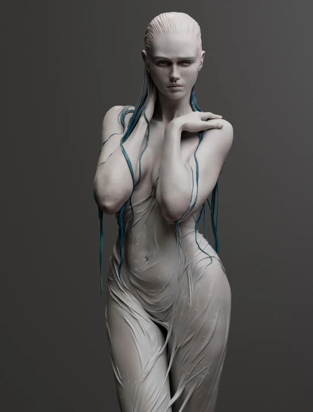 从《Nereid》看高级数字雕塑:真正打动人的,不只是细节,而是气质-数字雕塑