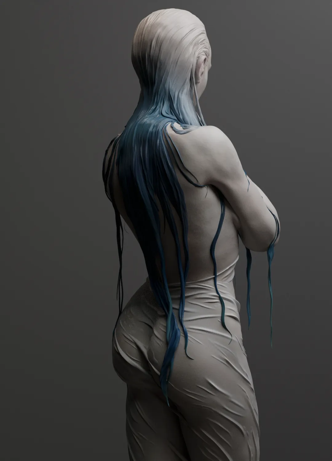 从《Nereid》看高级数字雕塑:真正打动人的,不只是细节,而是气质-数字雕塑