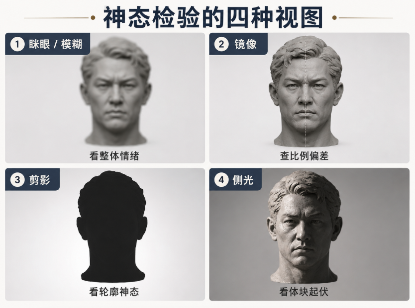 写实人像雕刻:如何抓住